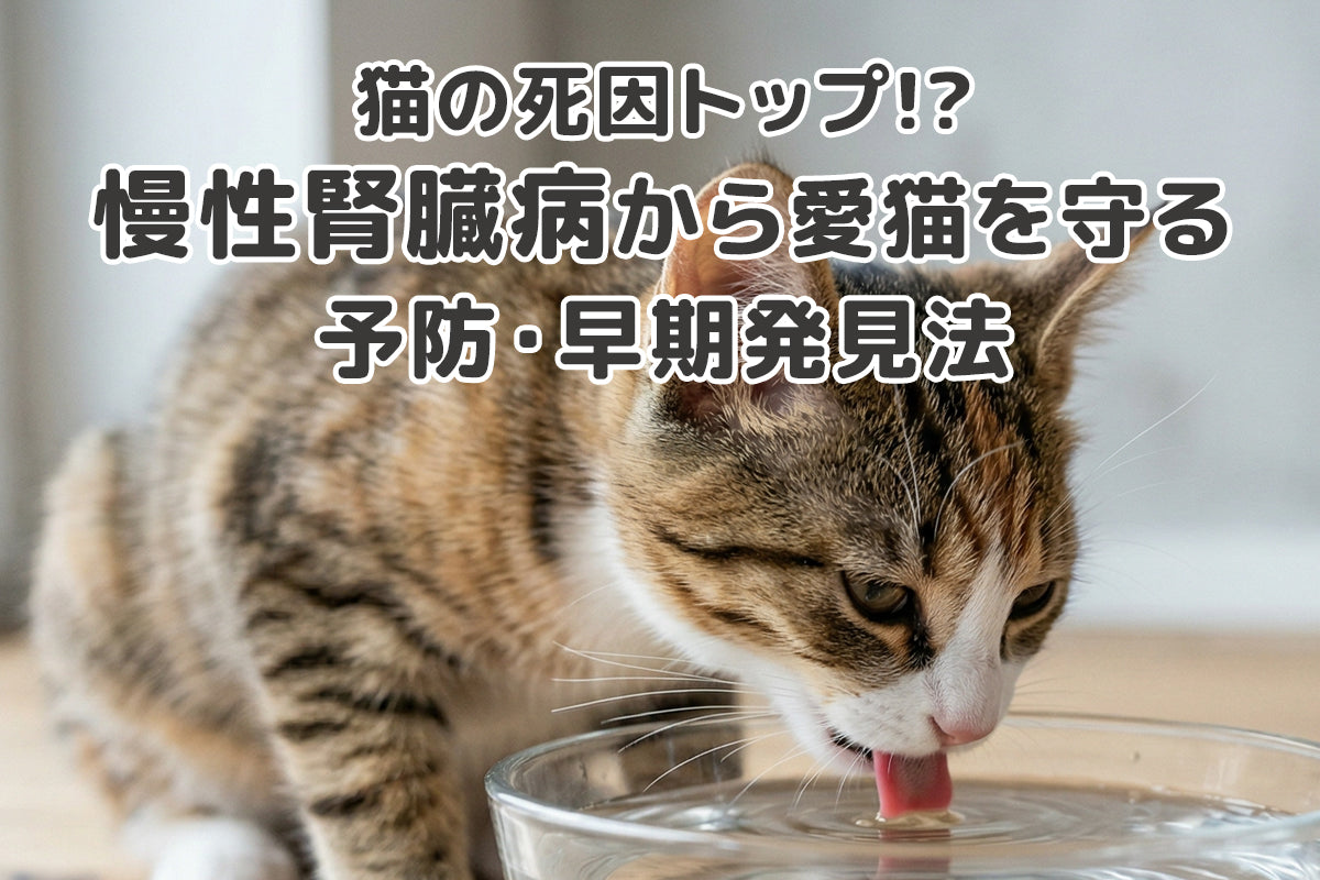 【獣医師監修】猫の死因トップ!?「慢性腎臓病」から愛猫を守るための予防・早期発見の徹底ガイド