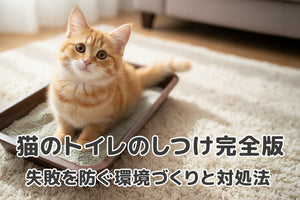 【獣医師監修】猫のトイレのしつけ完全ガイド〜失敗を防ぐ環境づくりと正しいトレーニング方法