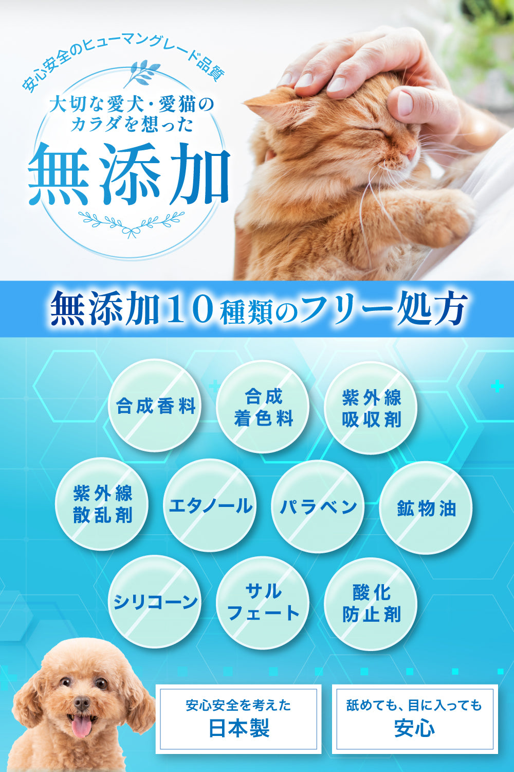 【犬・猫用】入浴シャンプー 490ml