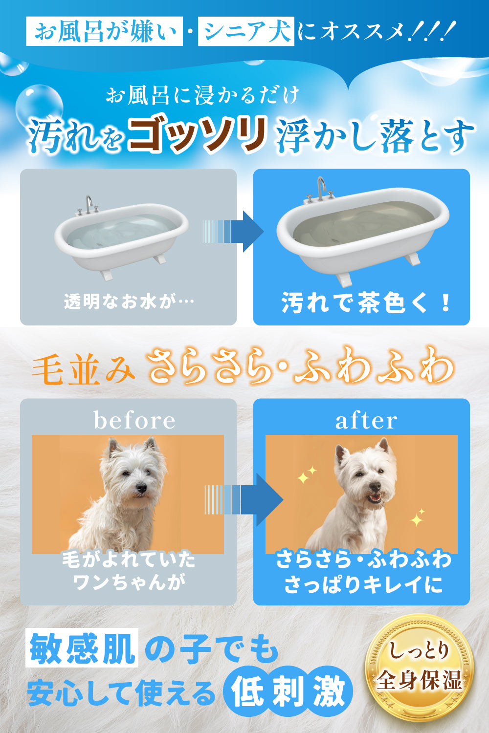 【犬・猫用】入浴シャンプー 490ml