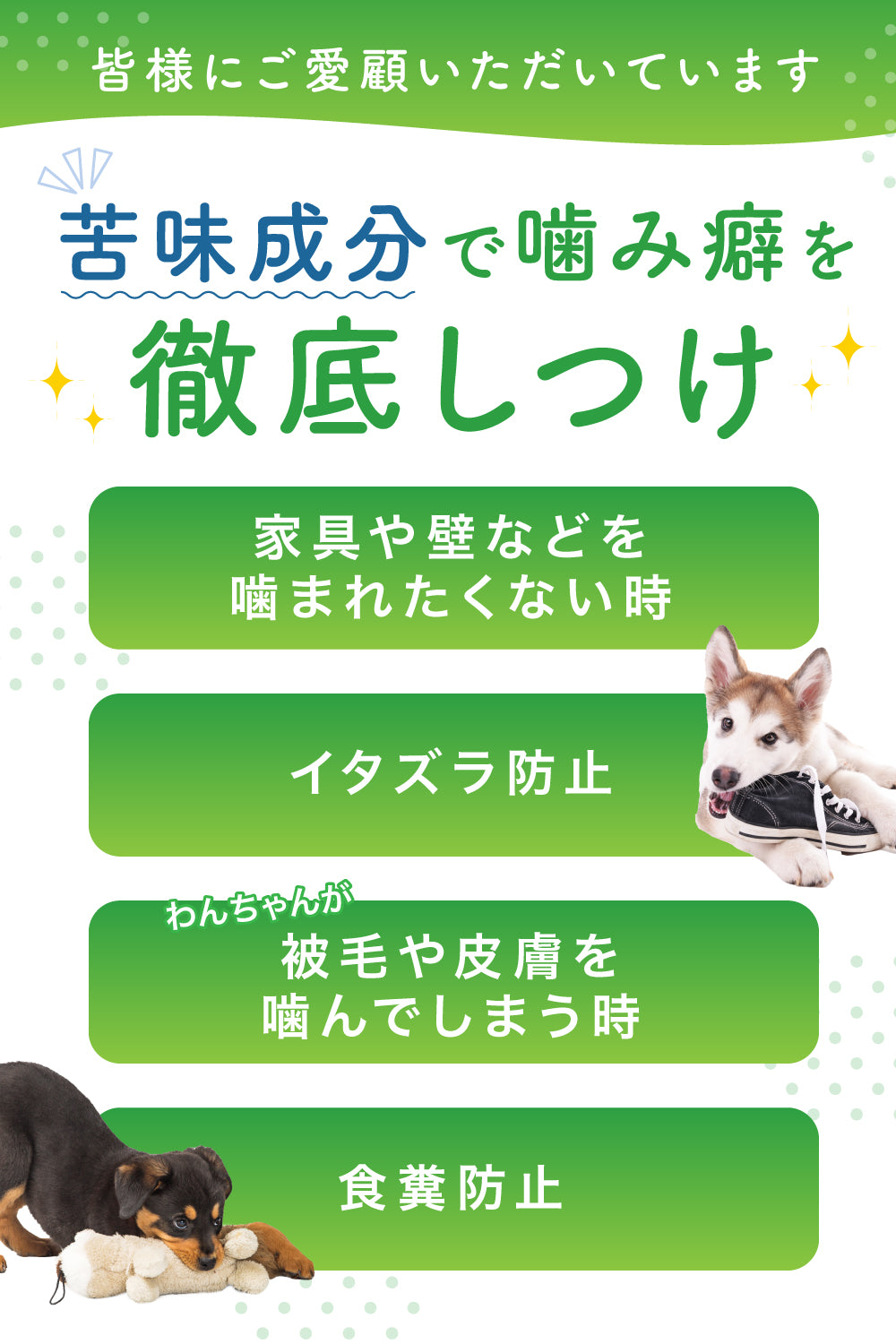 【犬・猫用】噛み癖防止しつけスプレー 200ml