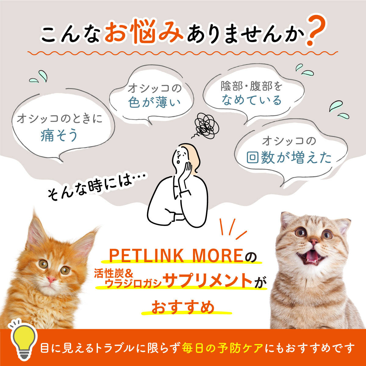 【猫用】活性炭＆ウラジロガシ サプリメント 錠剤60粒