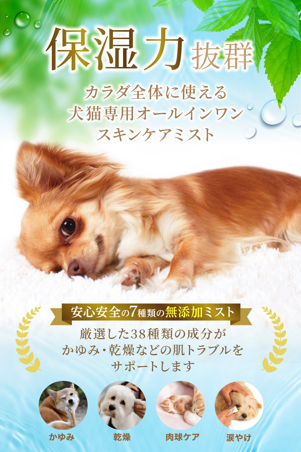 【犬・猫用】スキンケアミスト PREMIUM 200ml