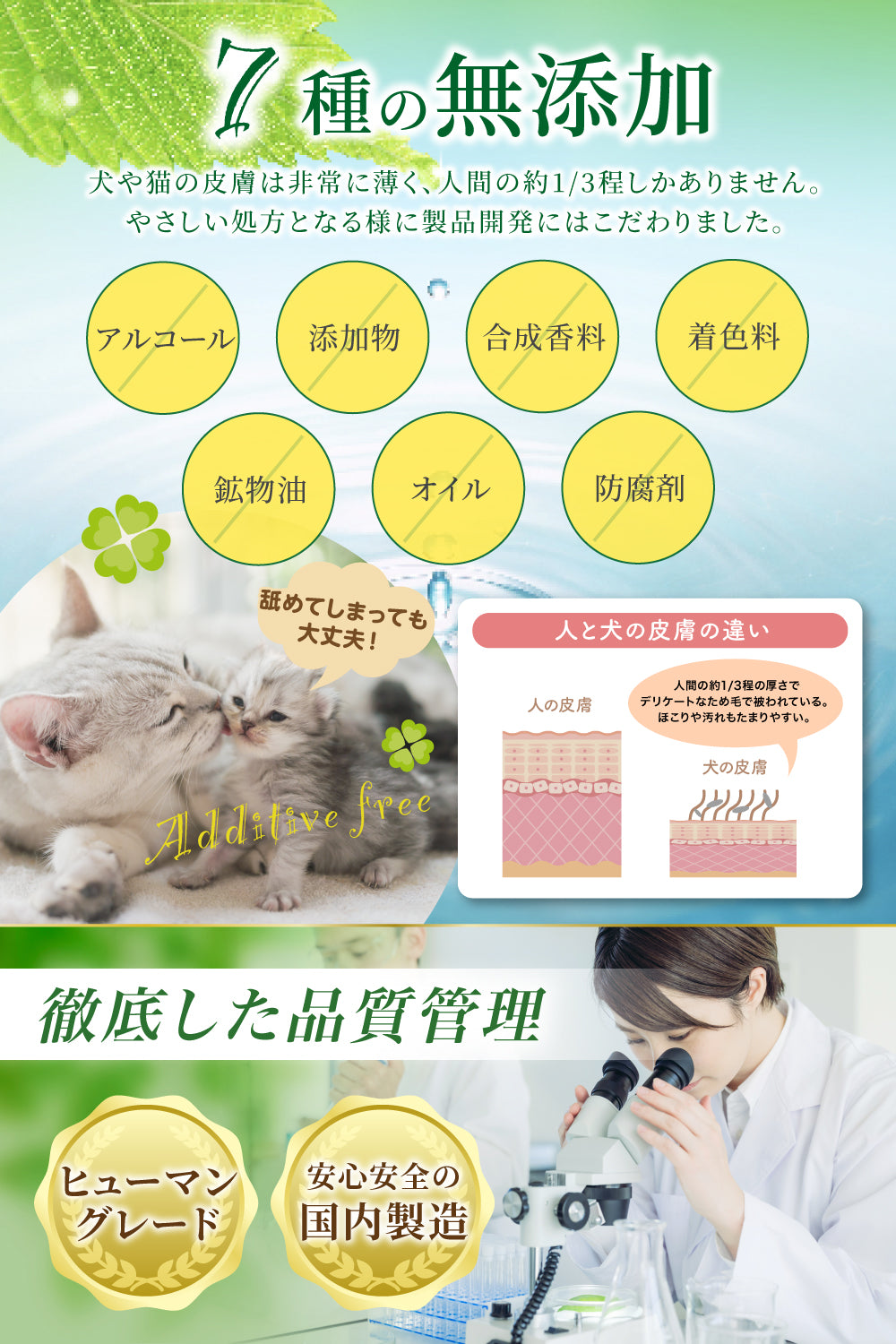 【犬・猫用】スキンケアミスト PREMIUM 200ml