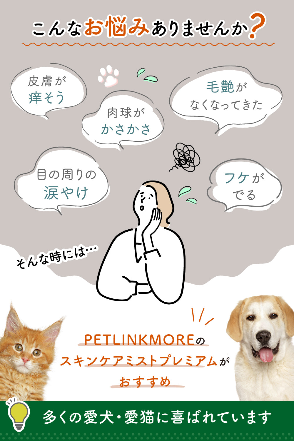 【犬・猫用】スキンケアミスト PREMIUM 200ml