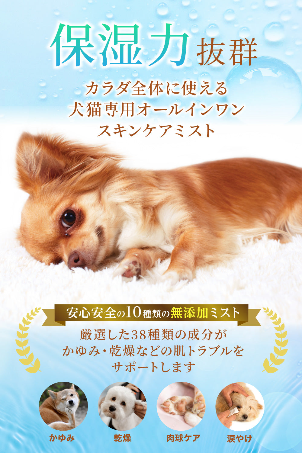 【犬・猫用】スキンケアミスト Platinum 100ml