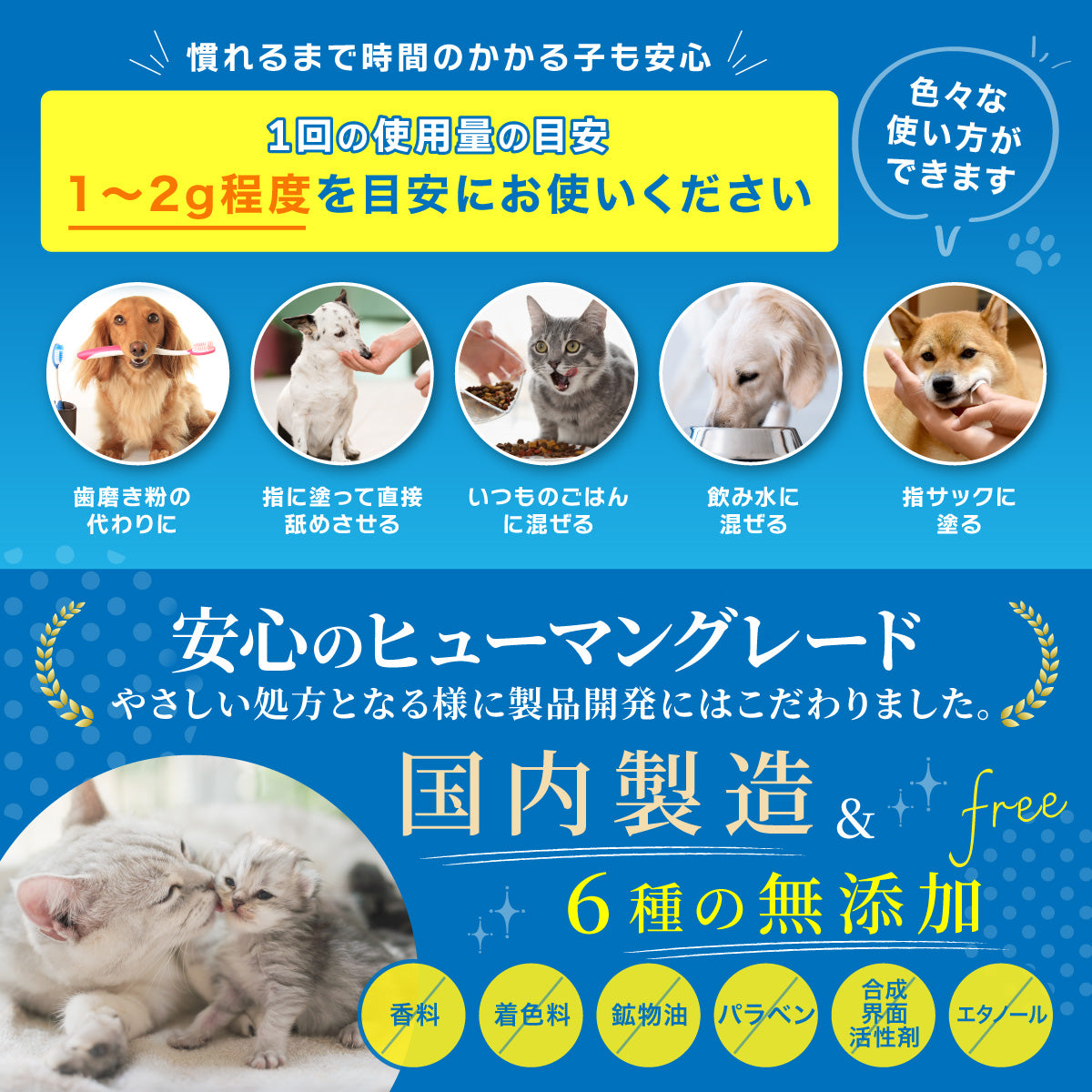 【犬・猫用】口腔ケア ジェル PREMIUM 30g