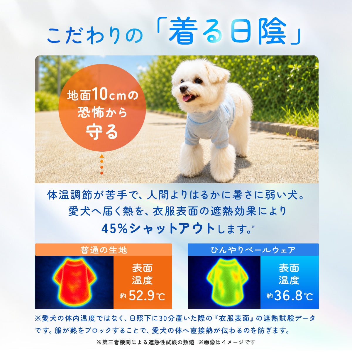 【犬用】小型犬用ひんやりベールウェア Sサイズ
