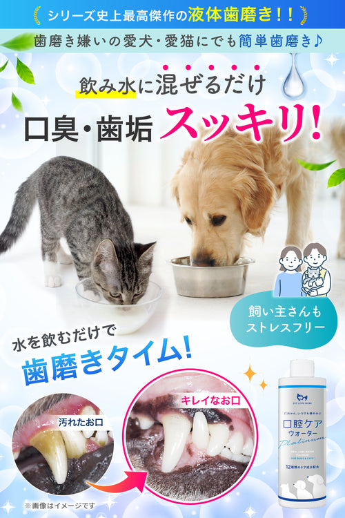 【犬・猫用】口腔ケアウォーター Platinum
