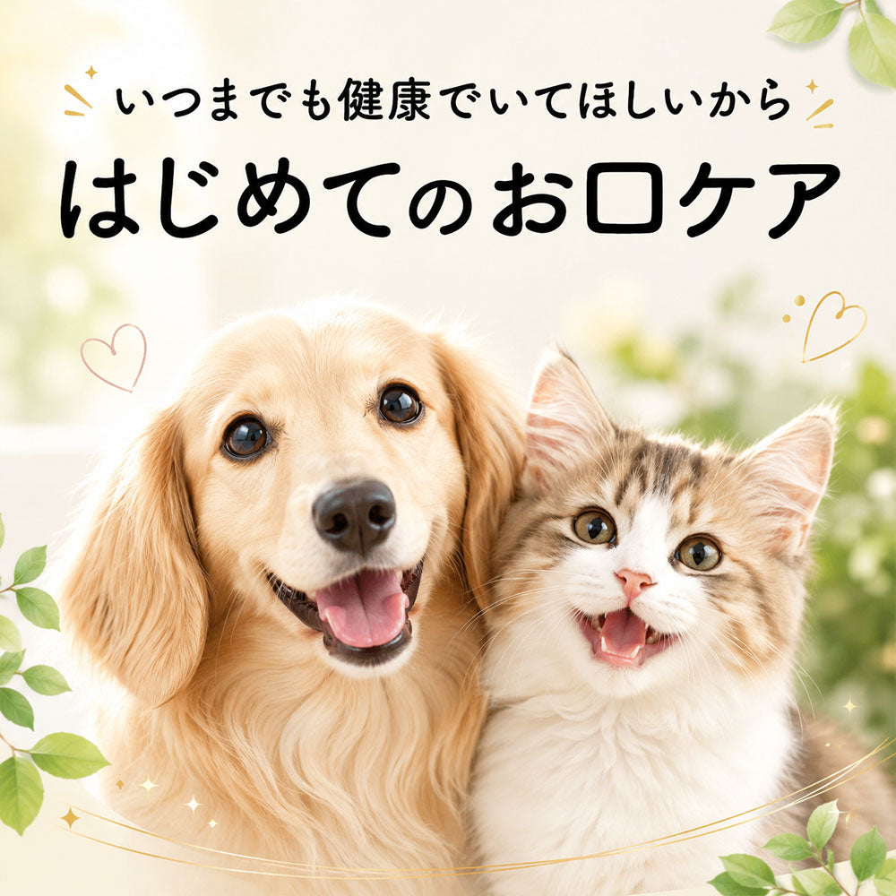 【犬・猫用】はじめての口腔ケアセット（ウォーター100ml＋ジェル30g＋サプリ粉末20g）